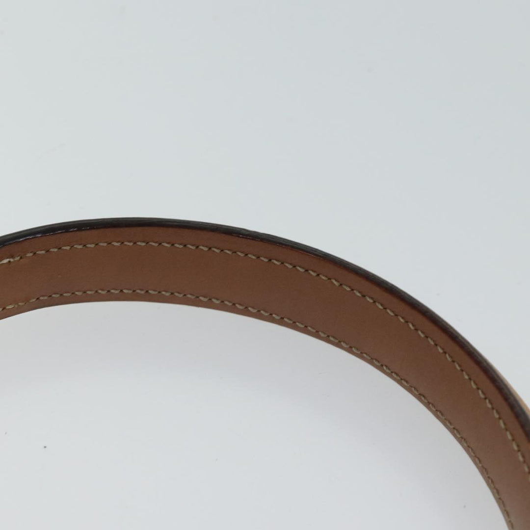 Celine Macadam Canvas Hand Bag PVC Brown  71007