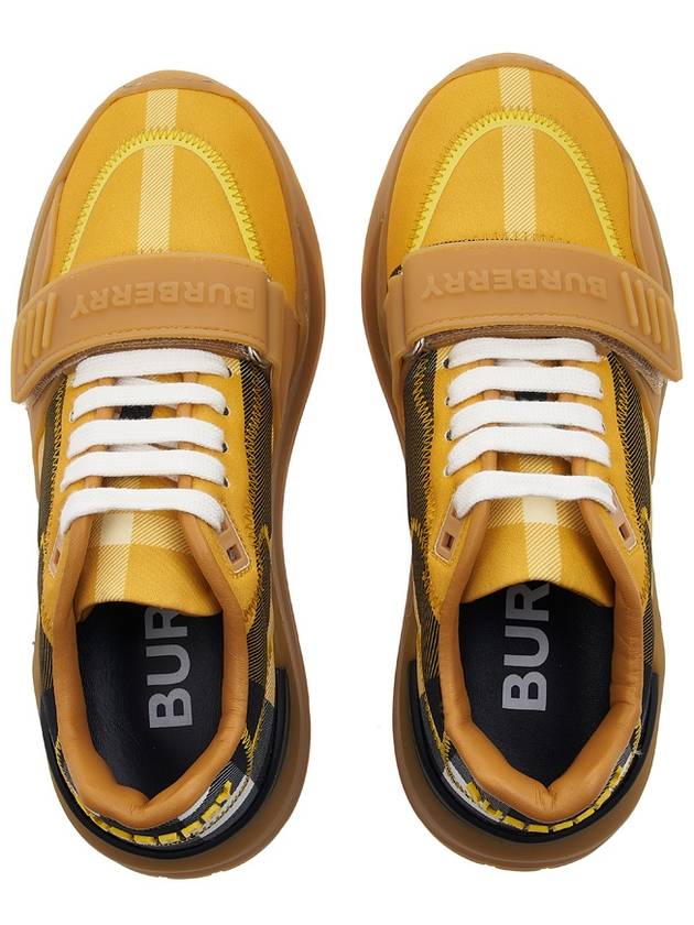 Top Quality Burberry Vintage Check Ramsey Low Top Sneakers Yellow