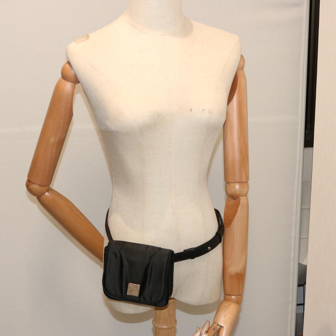 Celine Maris Pearl Waist bag Nylon Beige  71135
