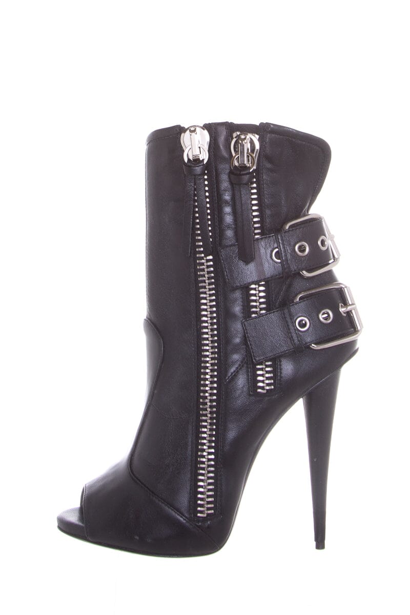 Giuseppe Zanotti Alien/Waby Black Booties SZ 9