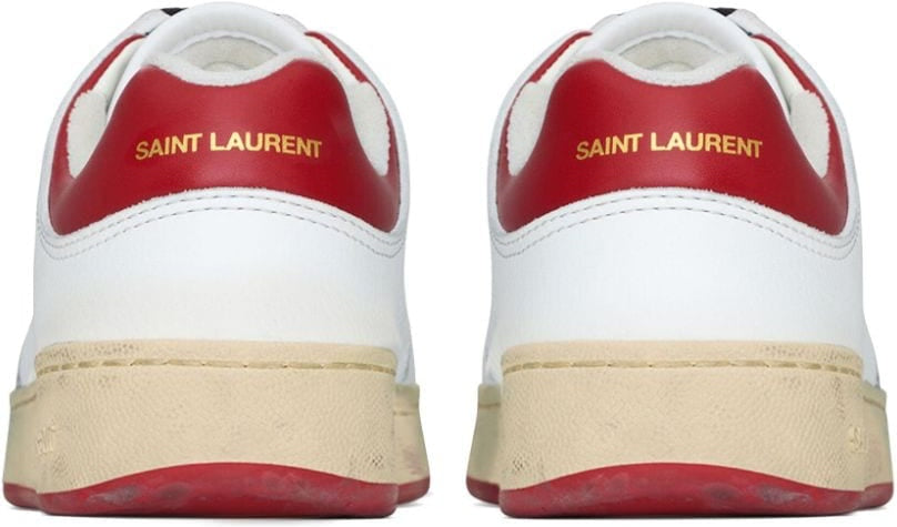 WHITE CALF LEATHER SL/61 SNEAKERS