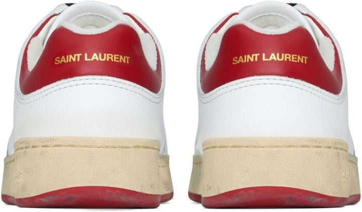 WHITE CALF LEATHER SL/61 SNEAKERS