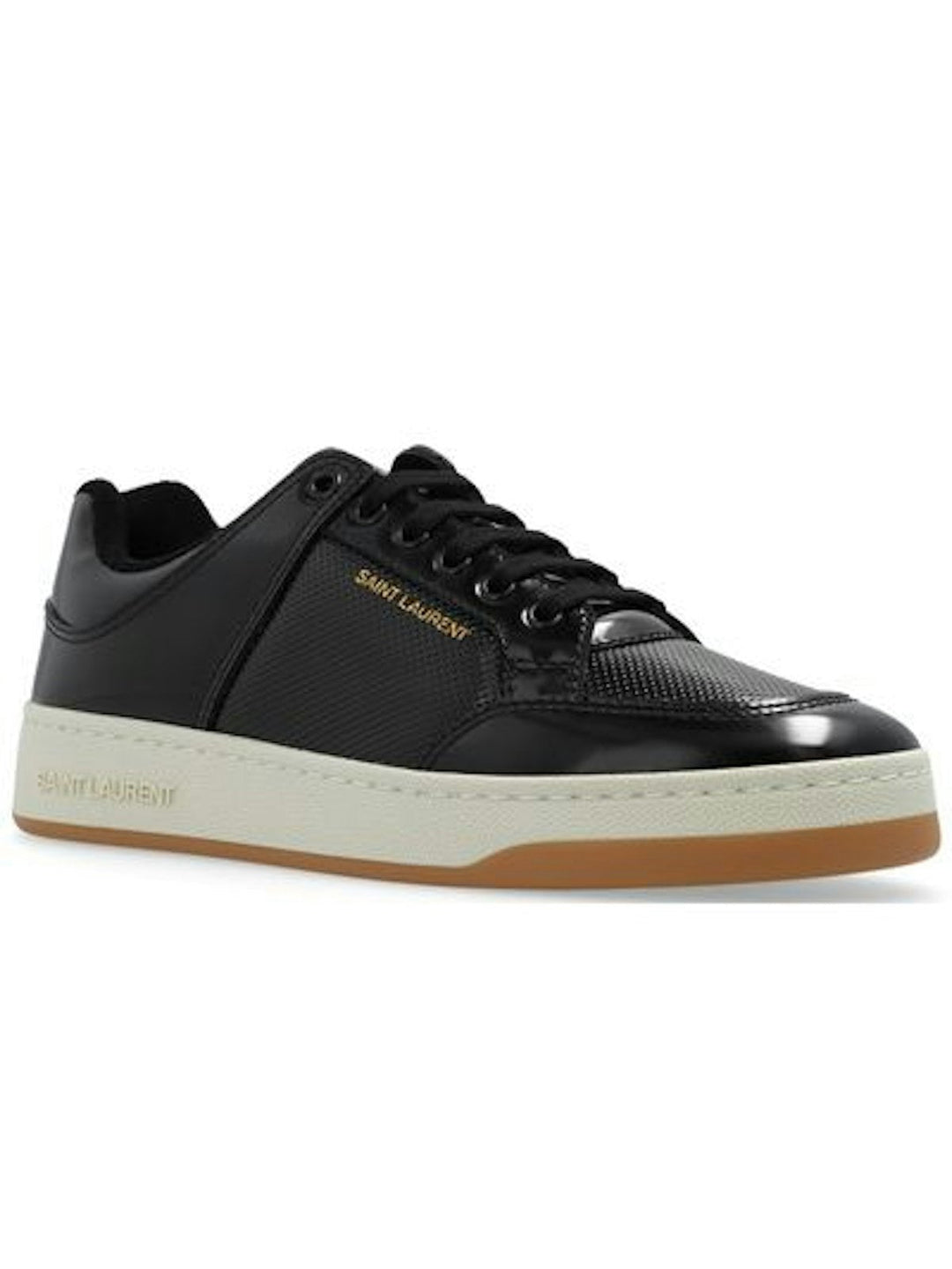 SAINT LAURENT LOGO CANVAS LACE UPS