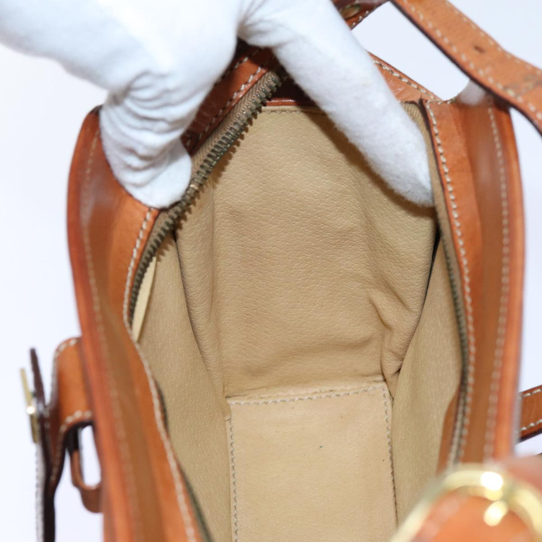 Celine Macadam Canvas Shoulder Bag Beige  71426