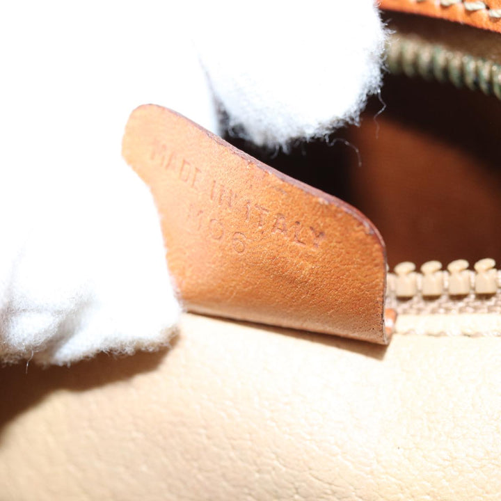 Celine Macadam Canvas Shoulder Bag Beige  71426