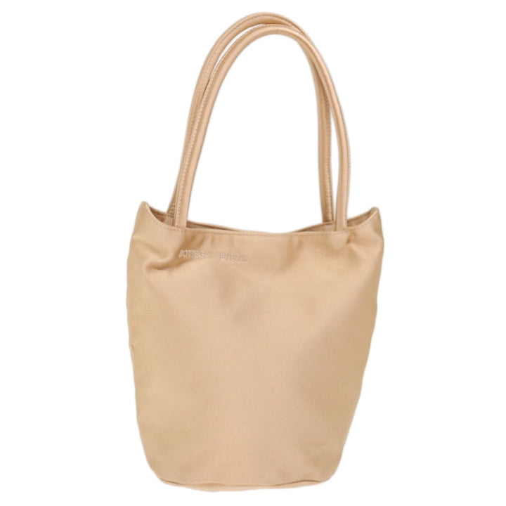 Bottega veneta Hand Bag Satin Pink Gold Auth 71459