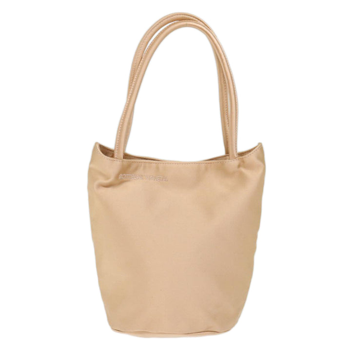 Bottega veneta Hand Bag Satin Pink Gold Auth 71459
