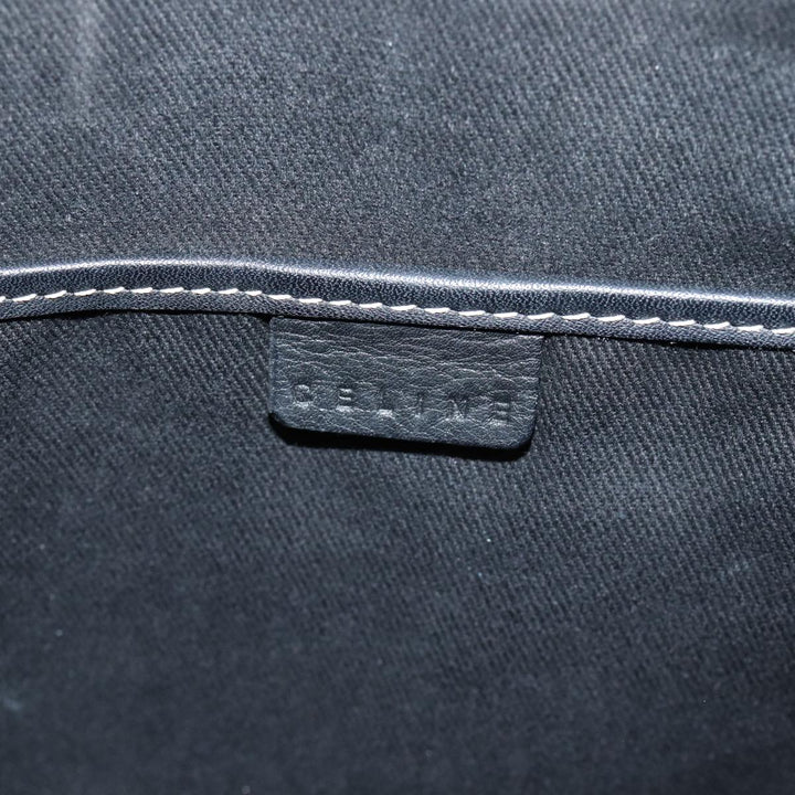 Celine Macadam Canvas Hand Bag Gray Auth 71545