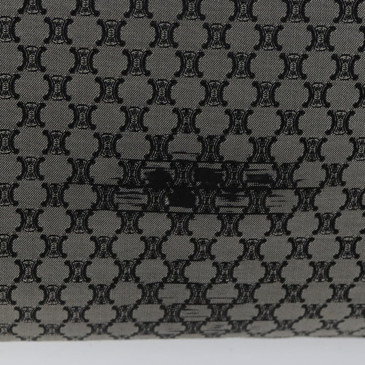 Celine Macadam Canvas Hand Bag Gray Auth 71545