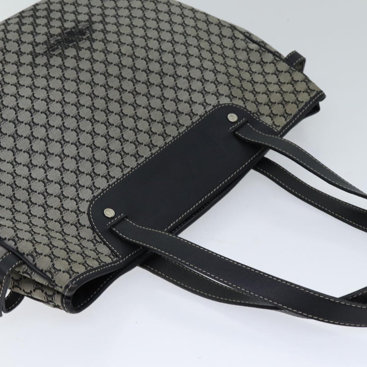 Celine Macadam Canvas Hand Bag Gray Auth 71545