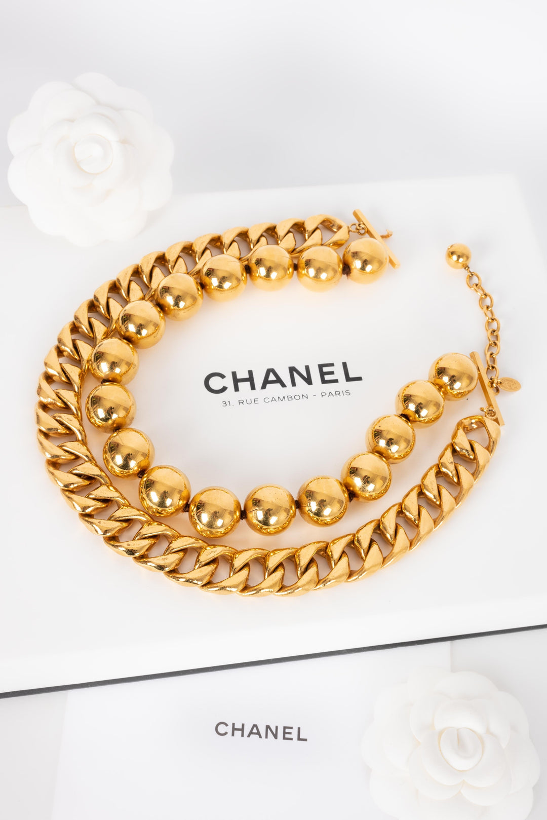 Collier dor√© Top Quality Chanel 1990s