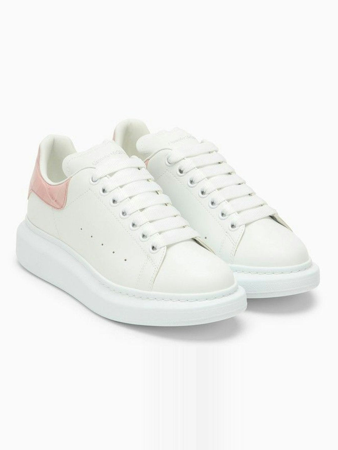 WHITE AND CLAY OVERSIZED SNEAKERS