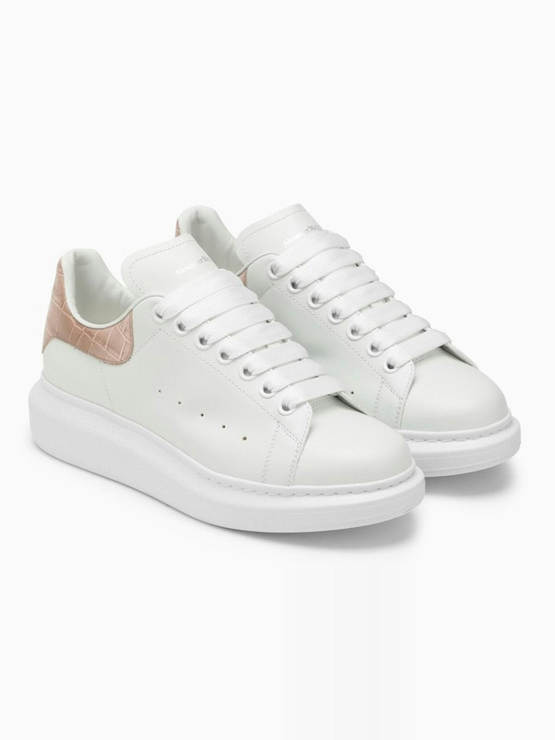WHITE AND CLAY OVERSIZED SNEAKERS