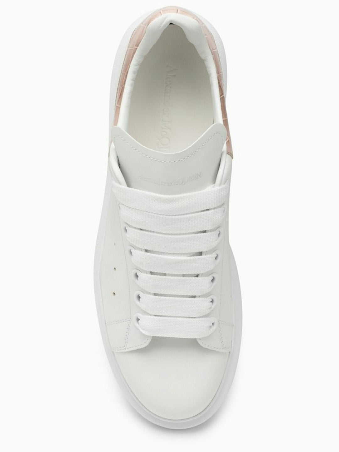 WHITE AND CLAY OVERSIZED SNEAKERS
