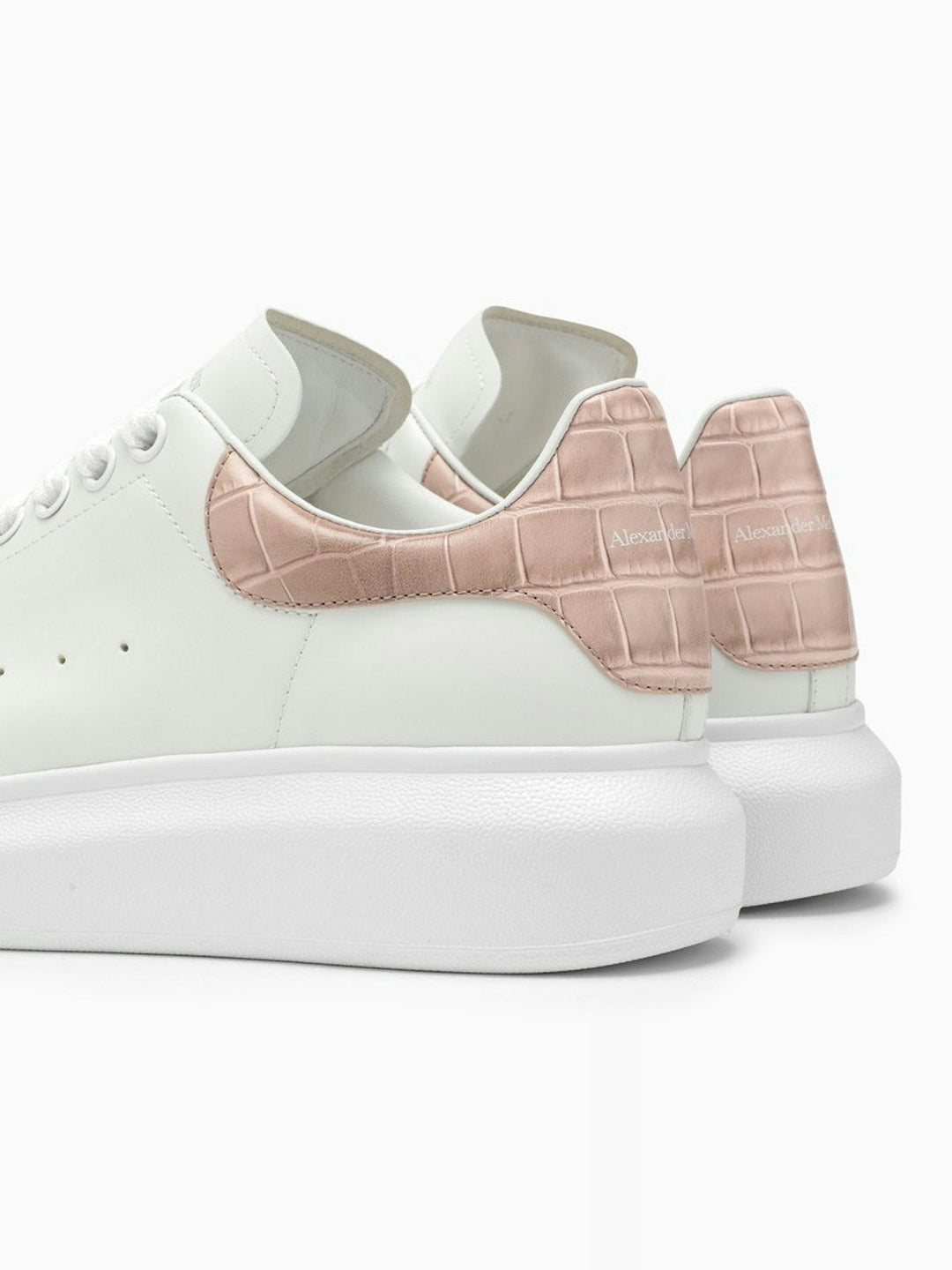 WHITE AND CLAY OVERSIZED SNEAKERS