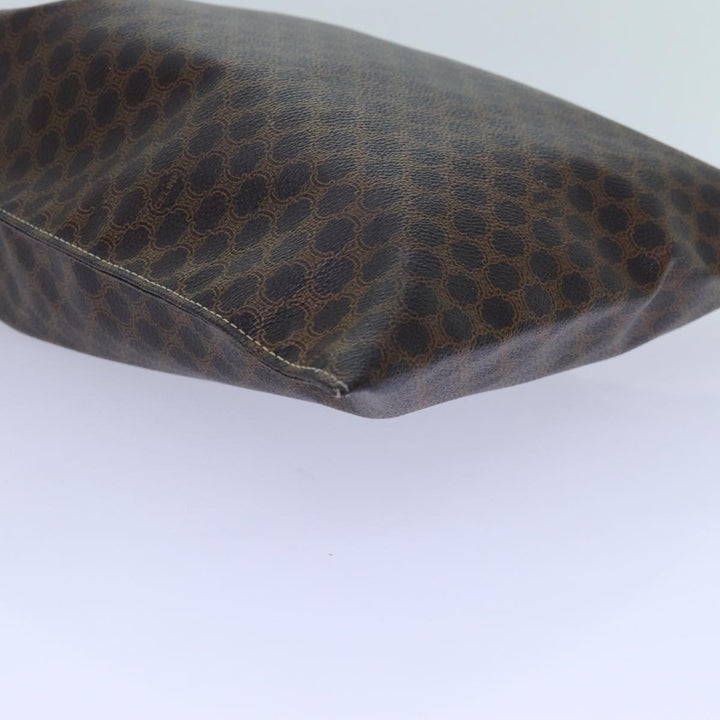 Celine Macadam Canvas purse Pouch PVC Brown  71887