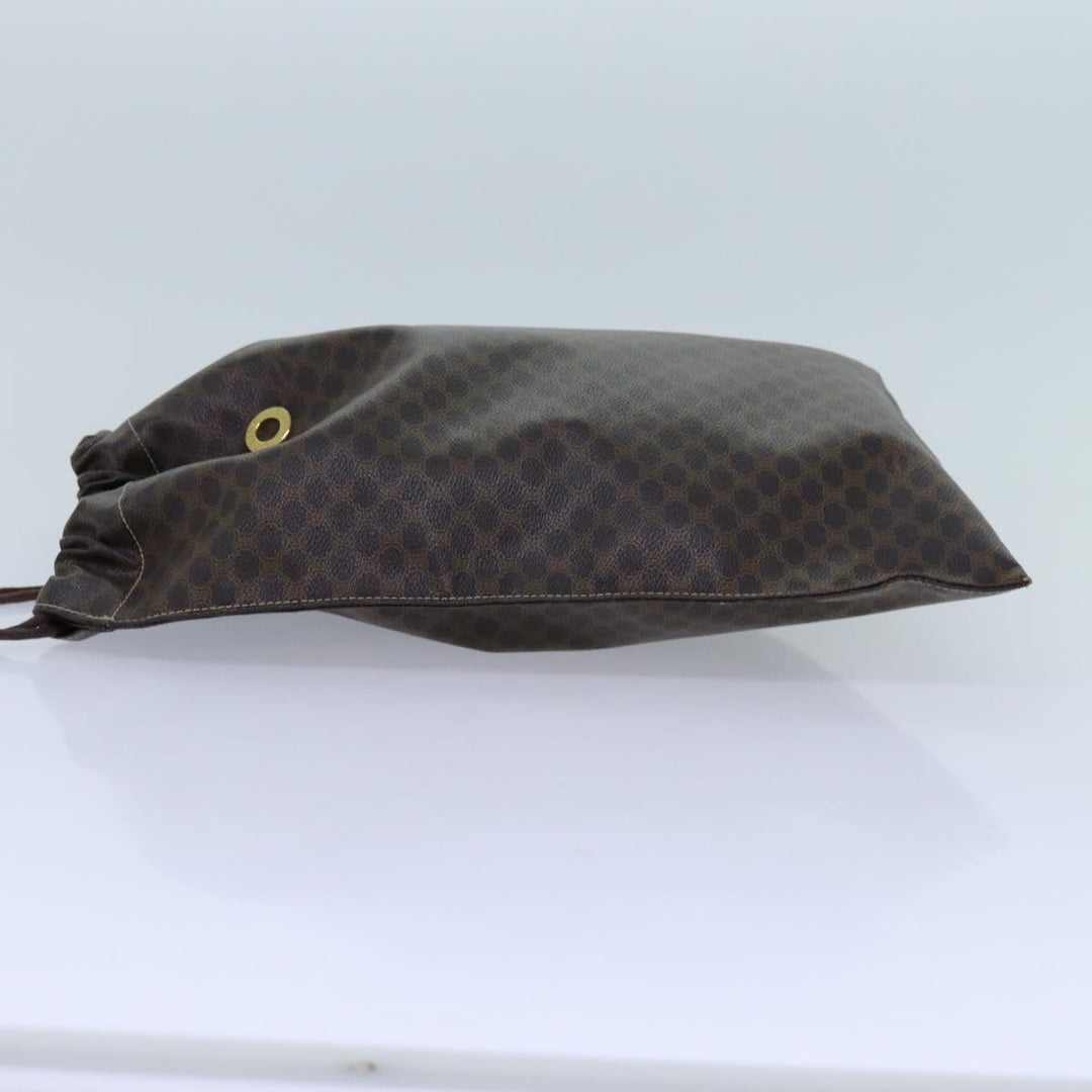 Celine Macadam Canvas purse Pouch PVC Brown  71887