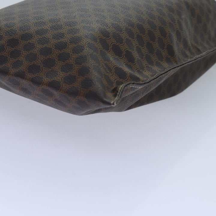 Celine Macadam Canvas purse Pouch PVC Brown  71887