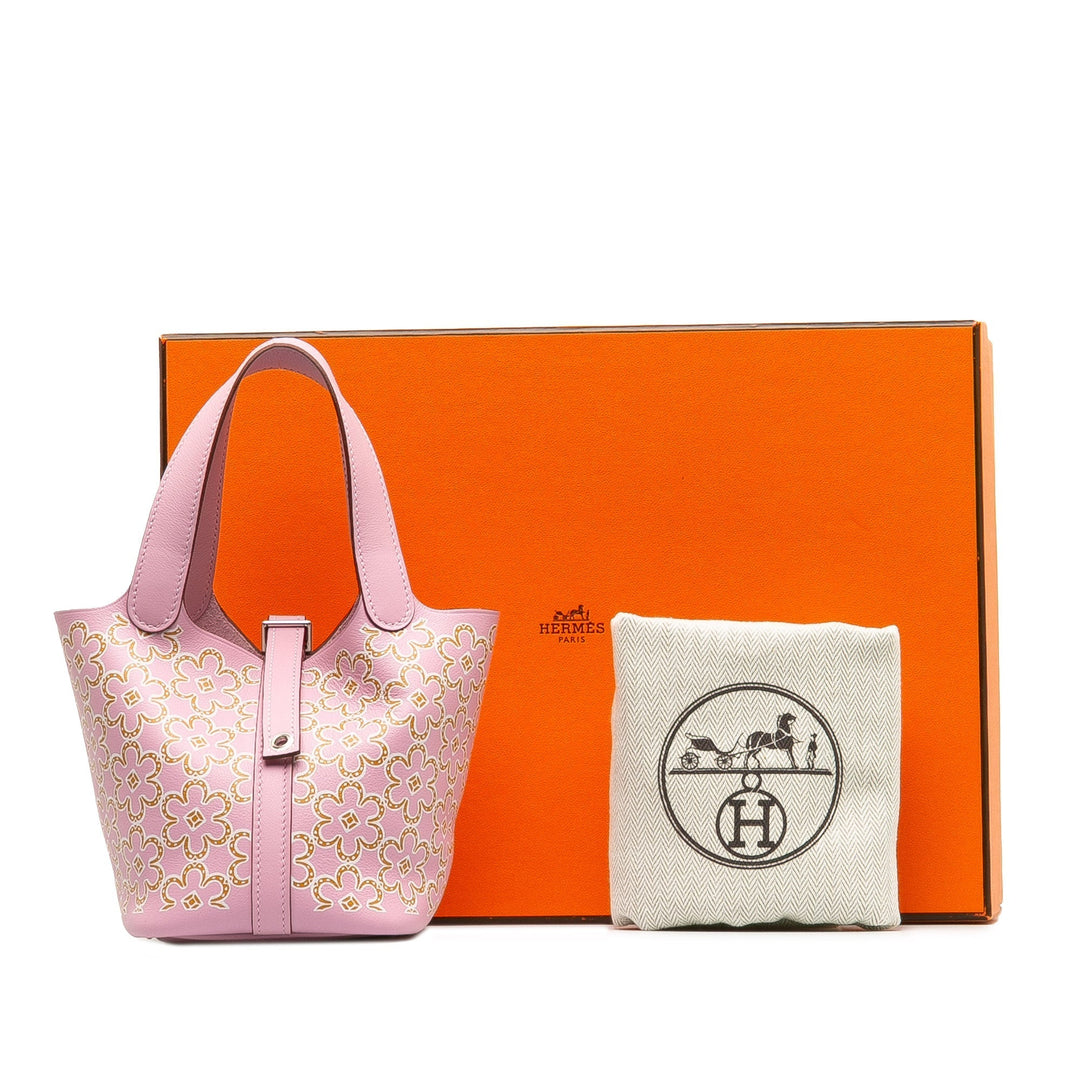 Top quality Hermes Micro Swift Lucky Daisy Picotin Lock Handbag