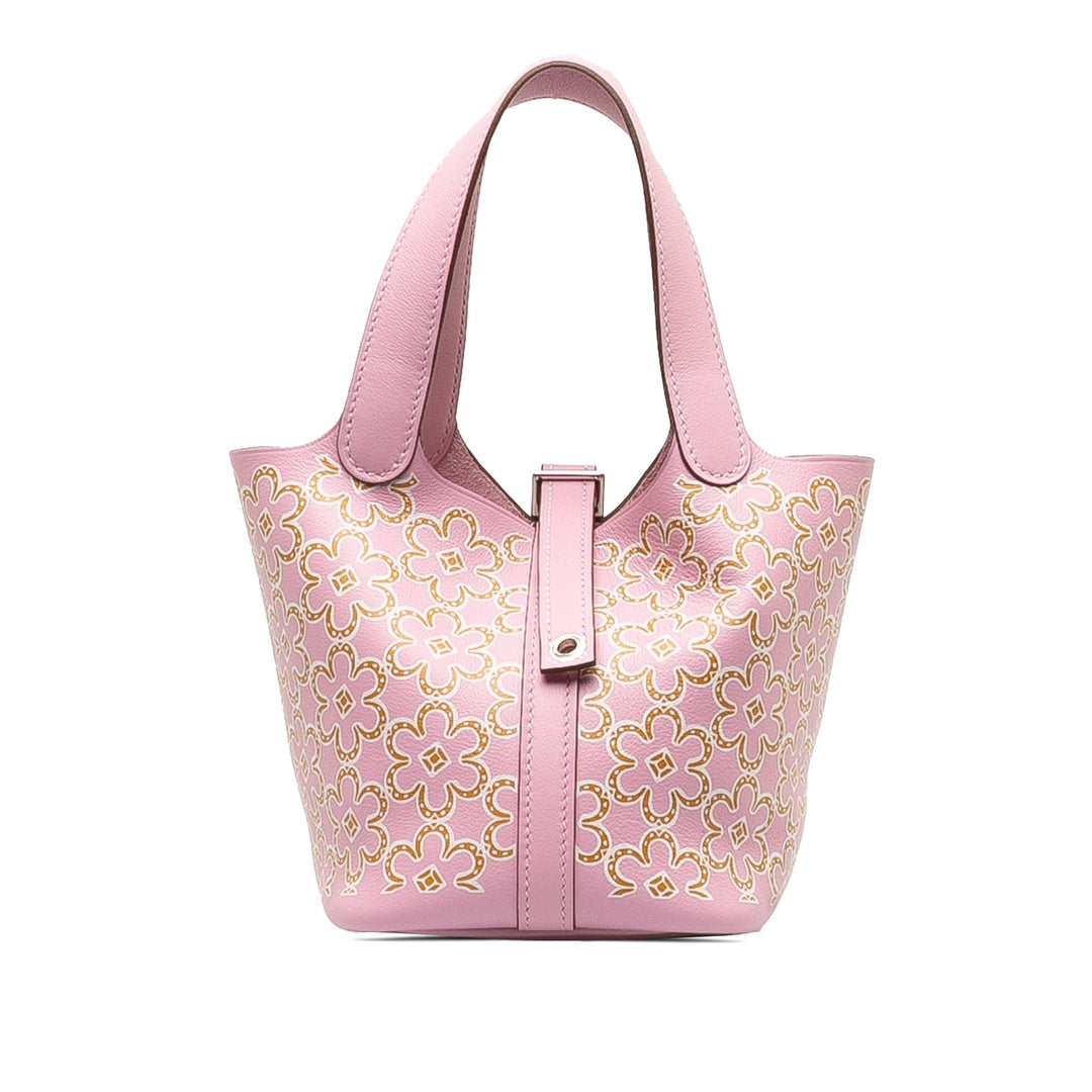 Hermes Micro Swift Lucky Daisy Picotin Lock Handbag