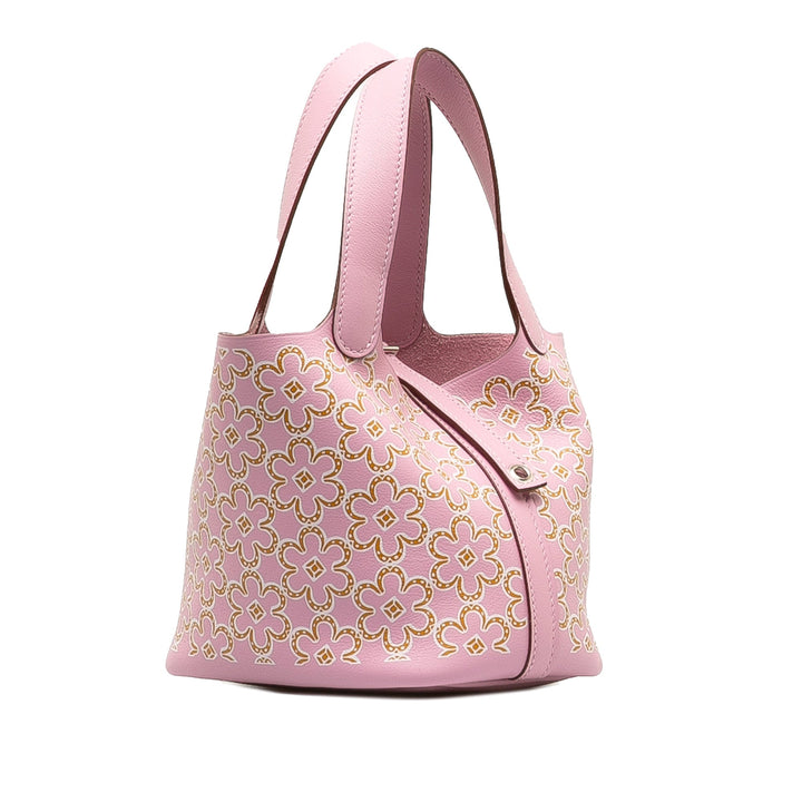 Top quality Hermes Micro Swift Lucky Daisy Picotin Lock Handbag