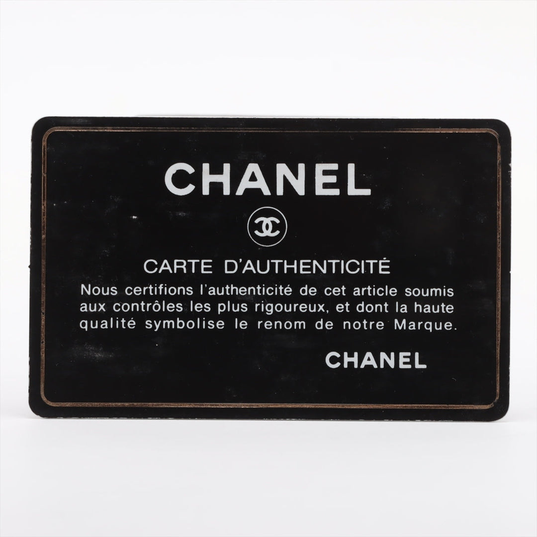 Top Quality Chanel Coconut Button Caviar S Card Case Black Silver Gold