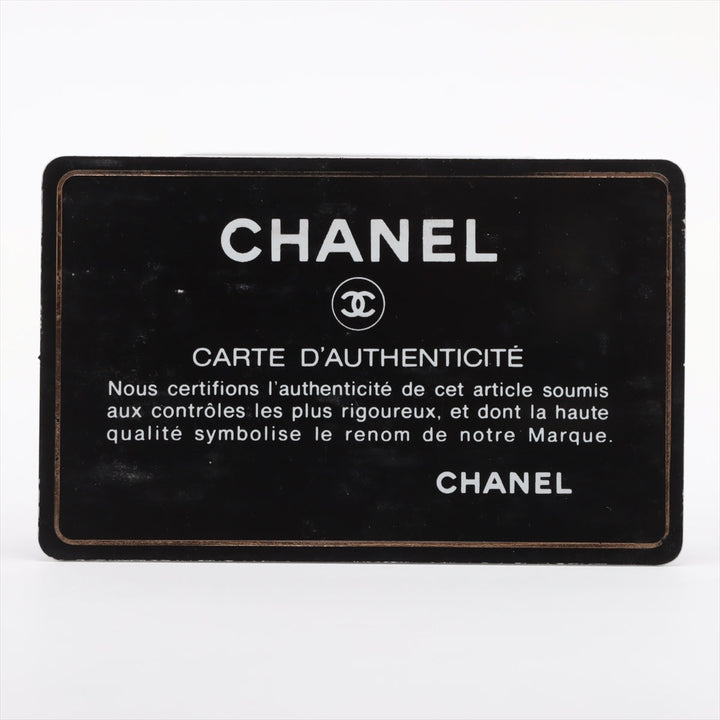 Top Quality Chanel Coconut Button Caviar S Card Case Black Silver Gold
