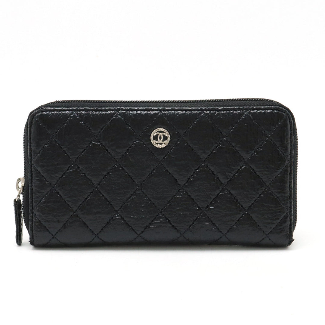 Top Quality Chanel MATRACE COCOMARK ROUND Long Wallet  TWID LEADER BLACK BLACK SILVER A50097 BLUMIN BLUMIN MARKET SHOP