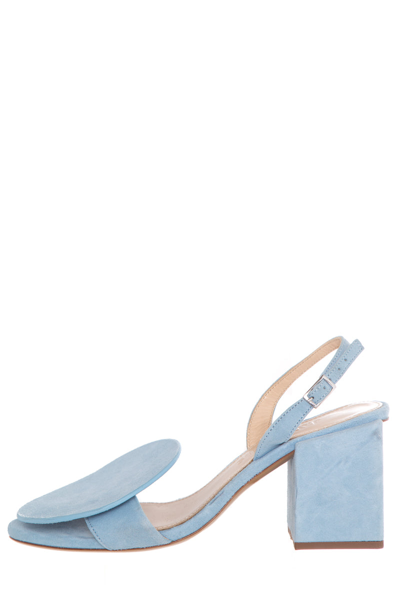 Jacquemus Light Blue Suede Sandals SZ 37