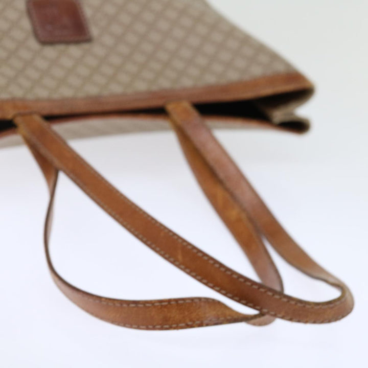 Celine Macadam Canvas Shoulder Bag Beige  72092