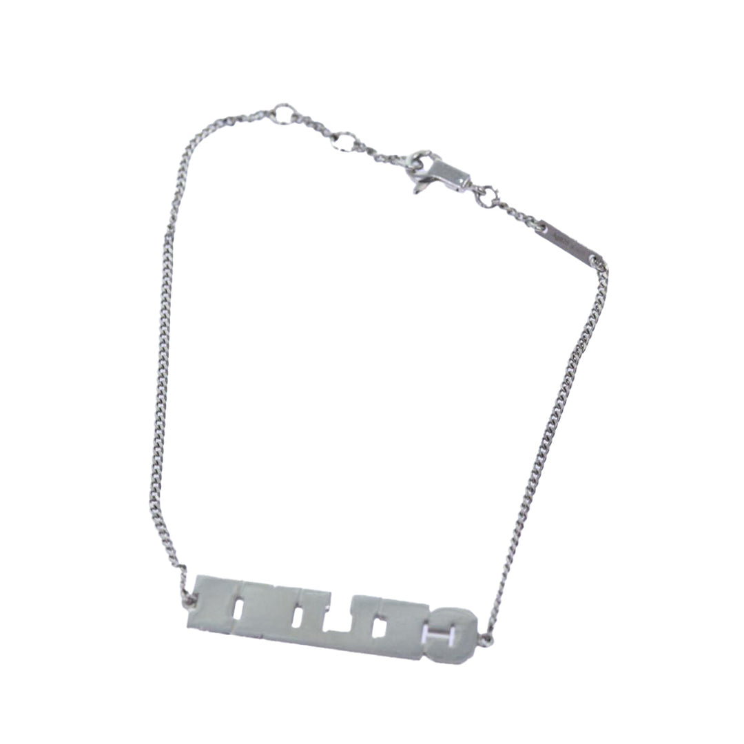 Celine Bracelet Silver Auth 72100