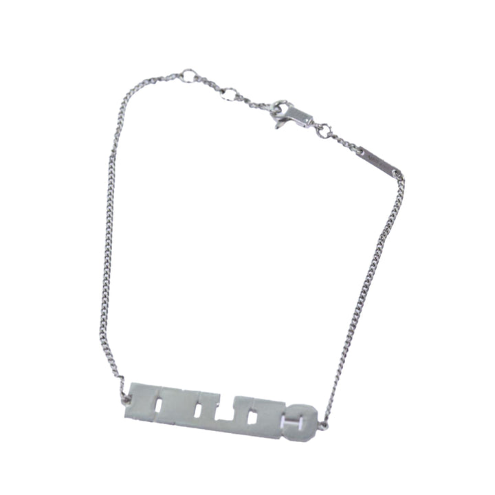 Celine Bracelet Silver Auth 72100