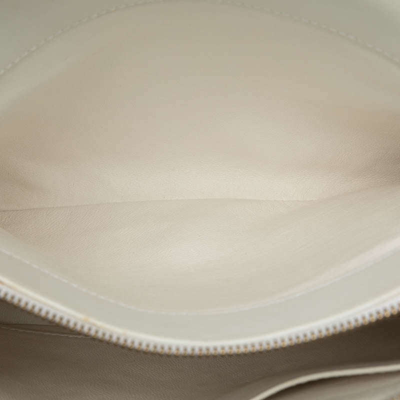 Top Quality Chanel Top Quality Chanel MATRESSE HANDBACK RAMSKIN WHITE LADY'S HANDBACK