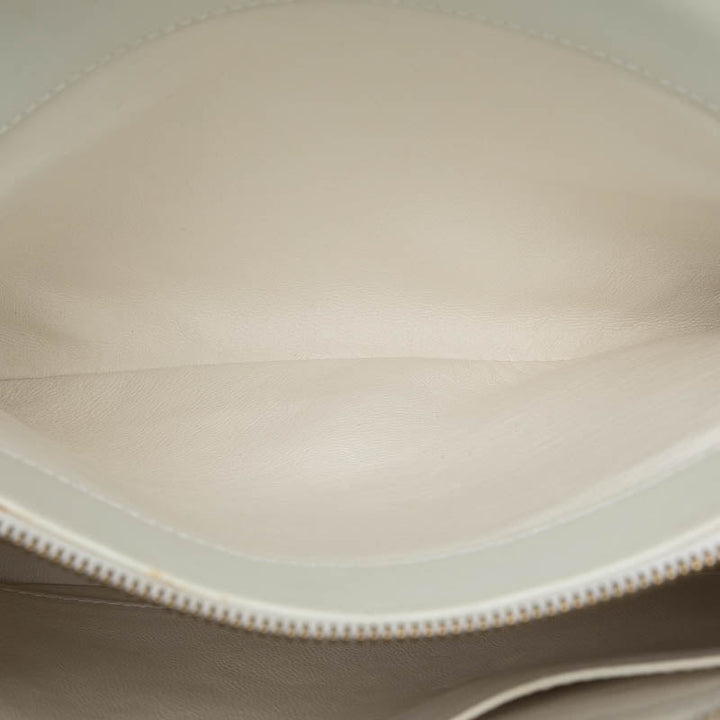 Top Quality Chanel Top Quality Chanel MATRESSE HANDBACK RAMSKIN WHITE LADY'S HANDBACK