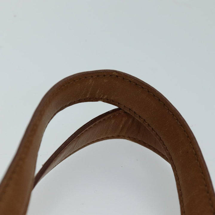 Celine C Macadam Canvas Tote Bag Beige Auth 72148