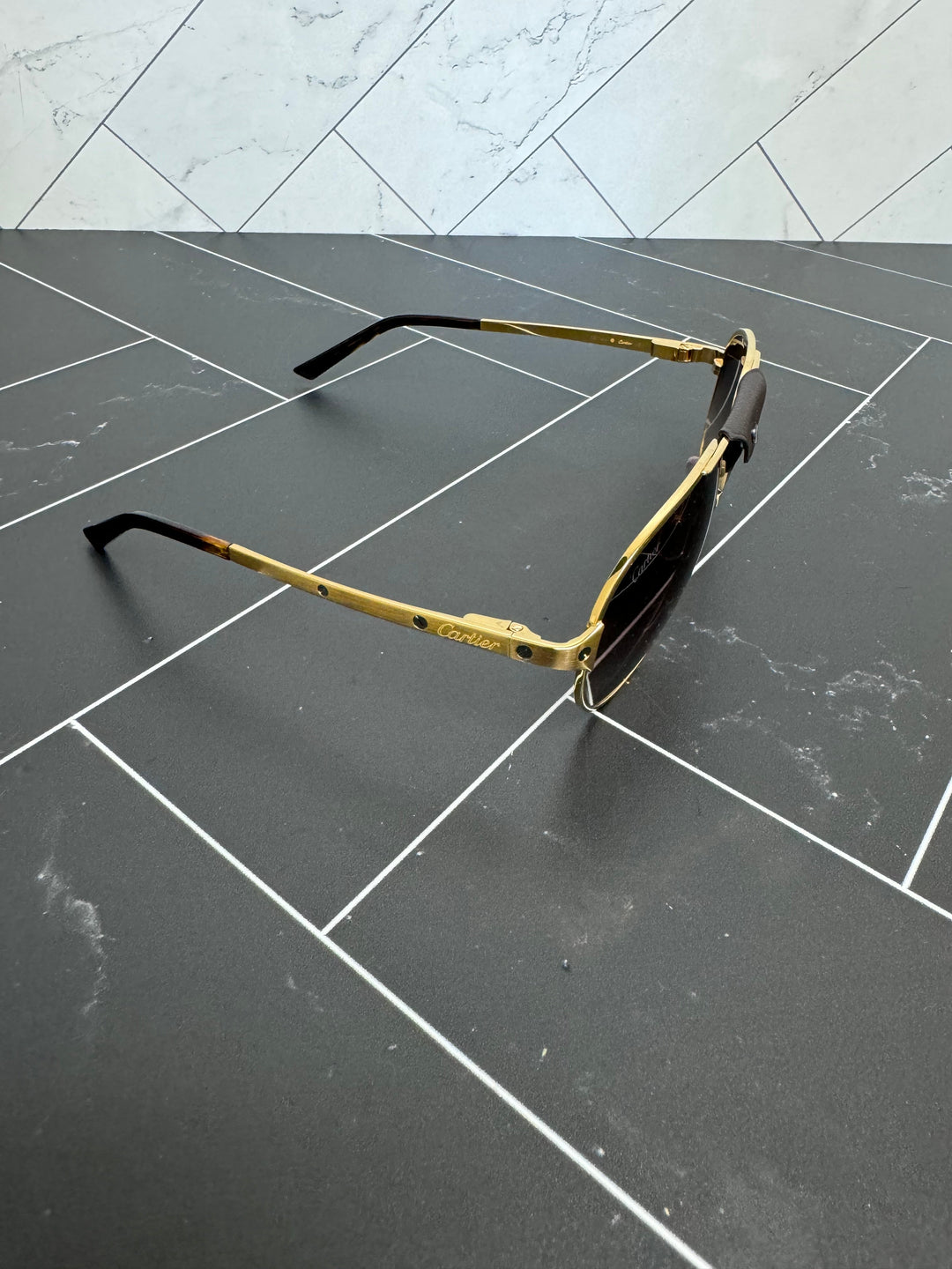 BRAND NEW- Cartier Gold Sunglasses