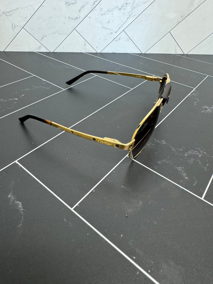 BRAND NEW- Cartier Gold Sunglasses