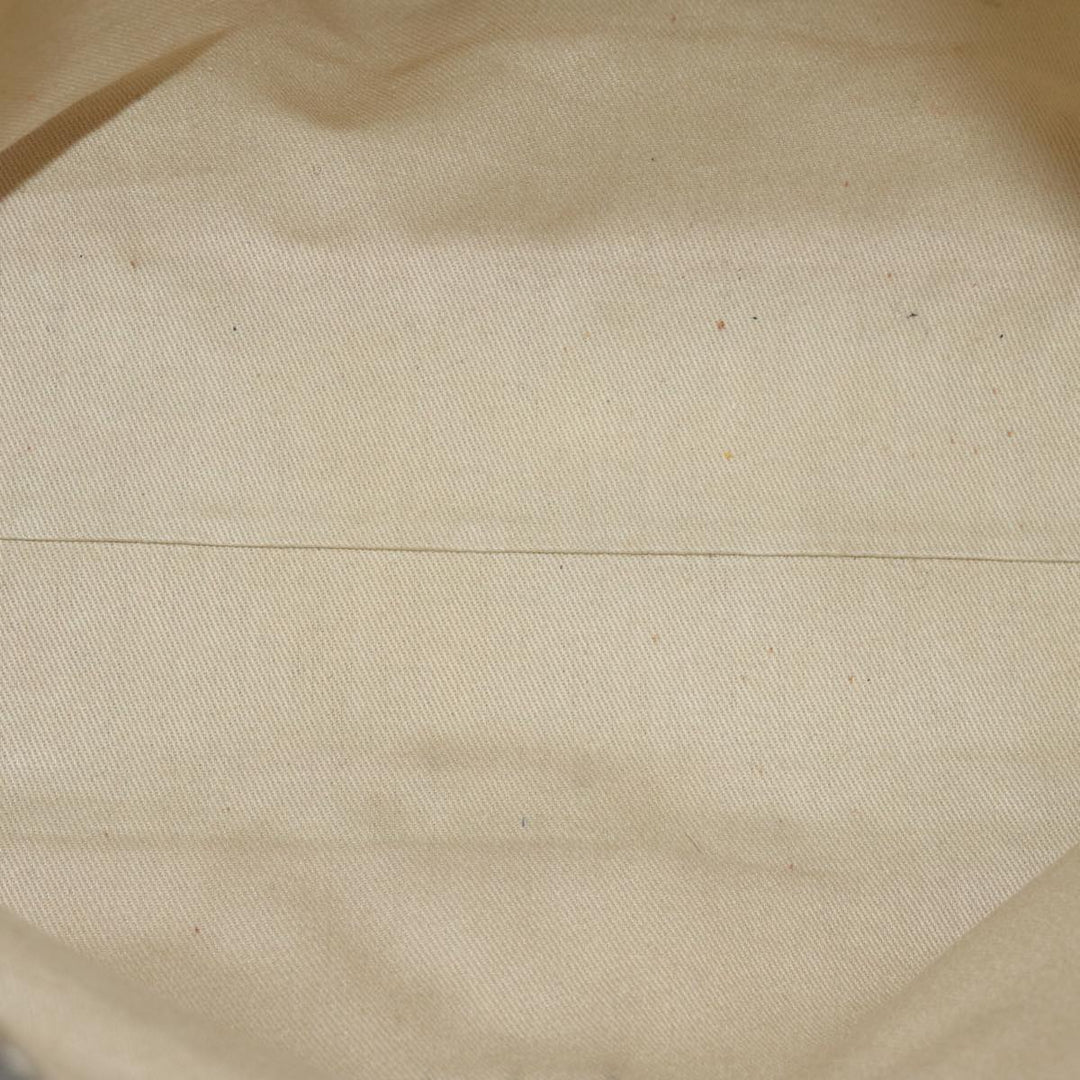 Celine Macadam Canvas Shoulder Bag PVC White Auth 72176