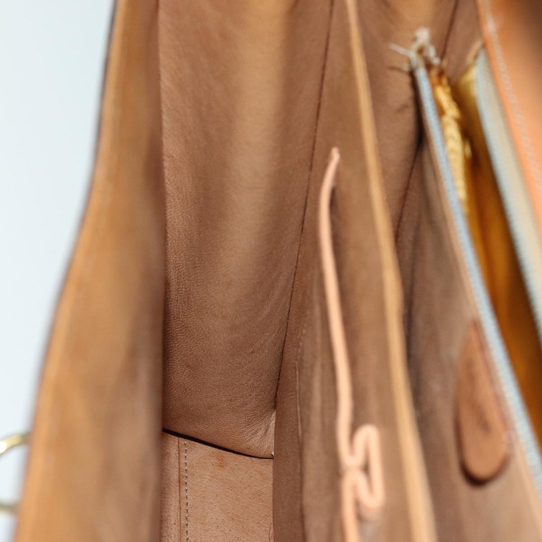 Celine Macadam Canvas Hand Bag PVC Brown  72184