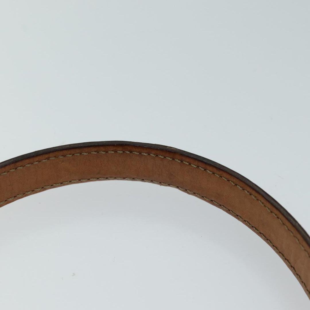 Celine Macadam Canvas Hand Bag PVC Brown  72184