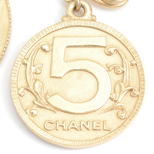 Top Quality Chanel Coco Coin Brooch Gold