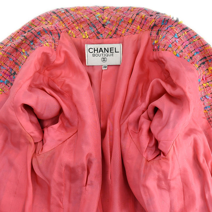 Top Quality Chanel Single Breasted Jacket Pink #38