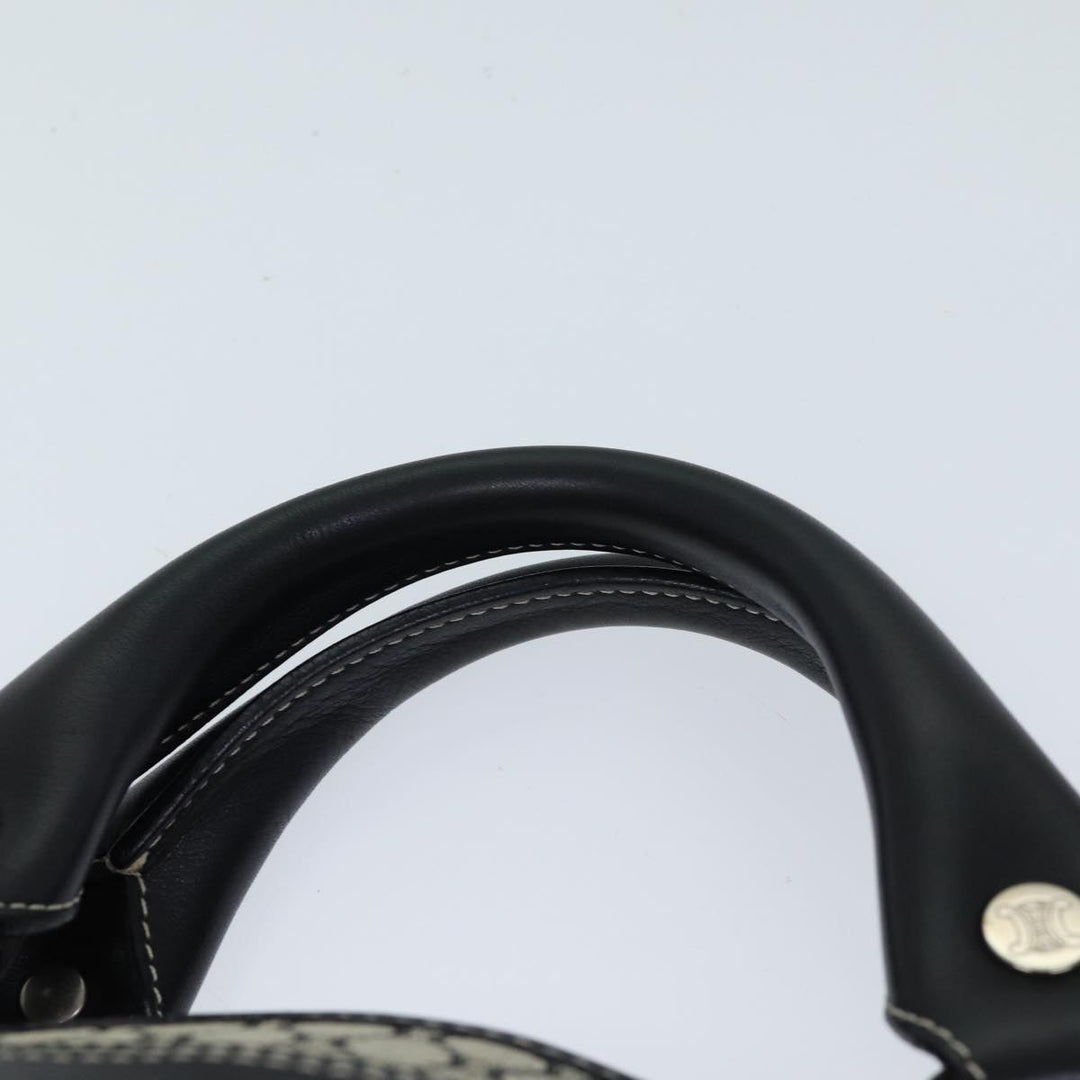 Celine Macadam Canvas Hand Bag Gray Auth 72403