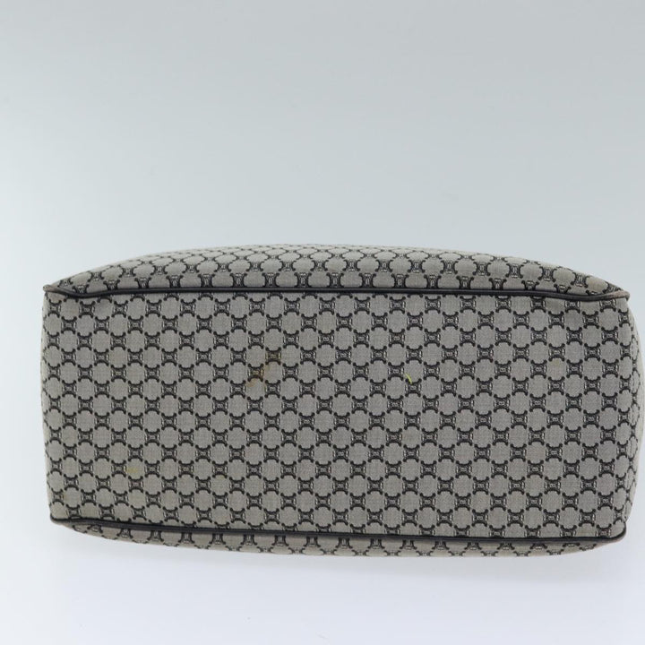 Celine Macadam Canvas Hand Bag Gray Auth 72403