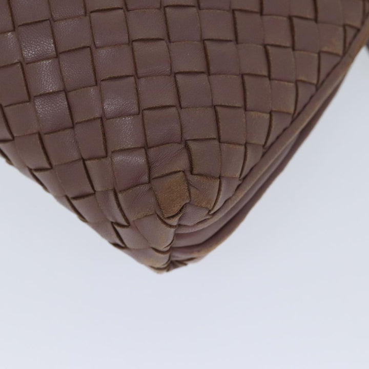 Bottega veneta INTRECCIATO Shoulder Bag Leather Pink Auth 72460