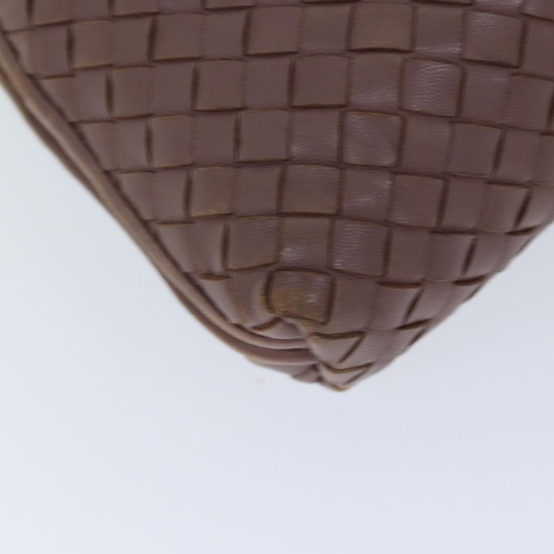Bottega veneta INTRECCIATO Shoulder Bag Leather Pink Auth 72460