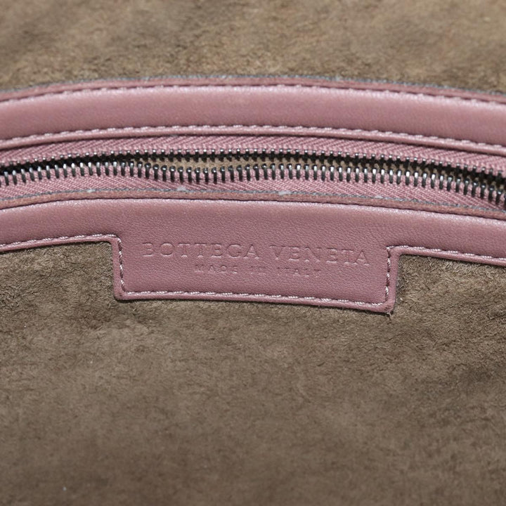 Bottega veneta INTRECCIATO Shoulder Bag Leather Pink Auth 72460