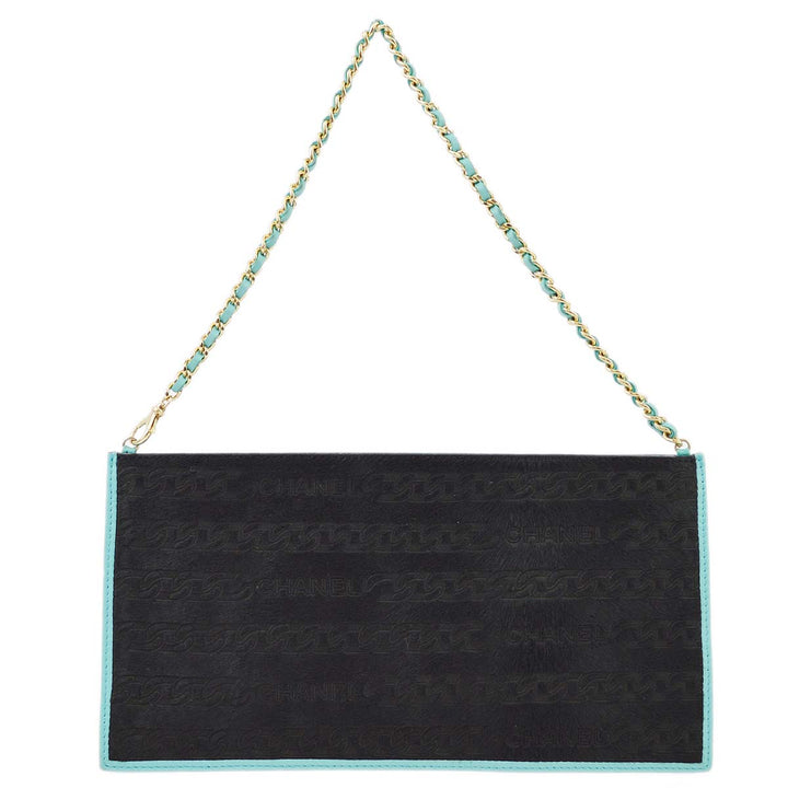Top Quality Chanel Black Pony hair Chain Handbag