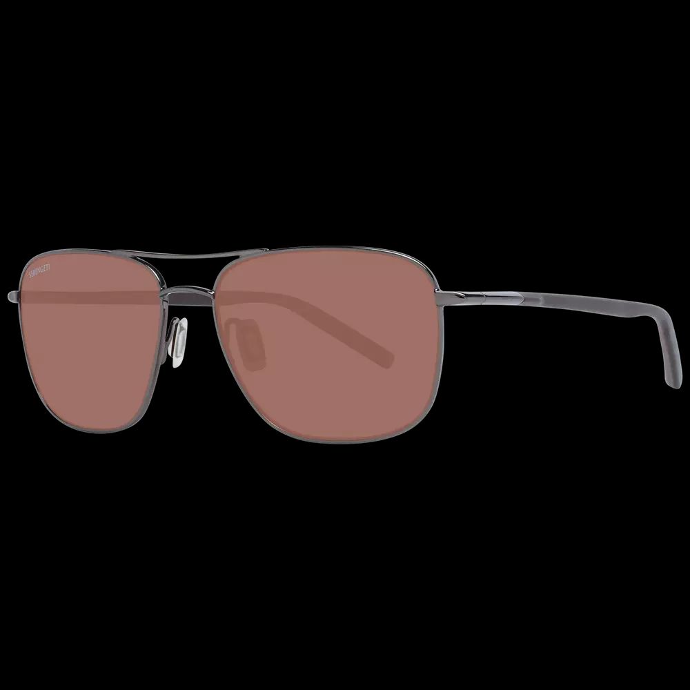 Serengeti Gray Men Men's Sunglasses