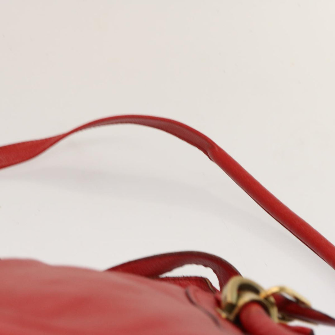 Chloe Paraty Hand Bag Leather 2way Red 72667